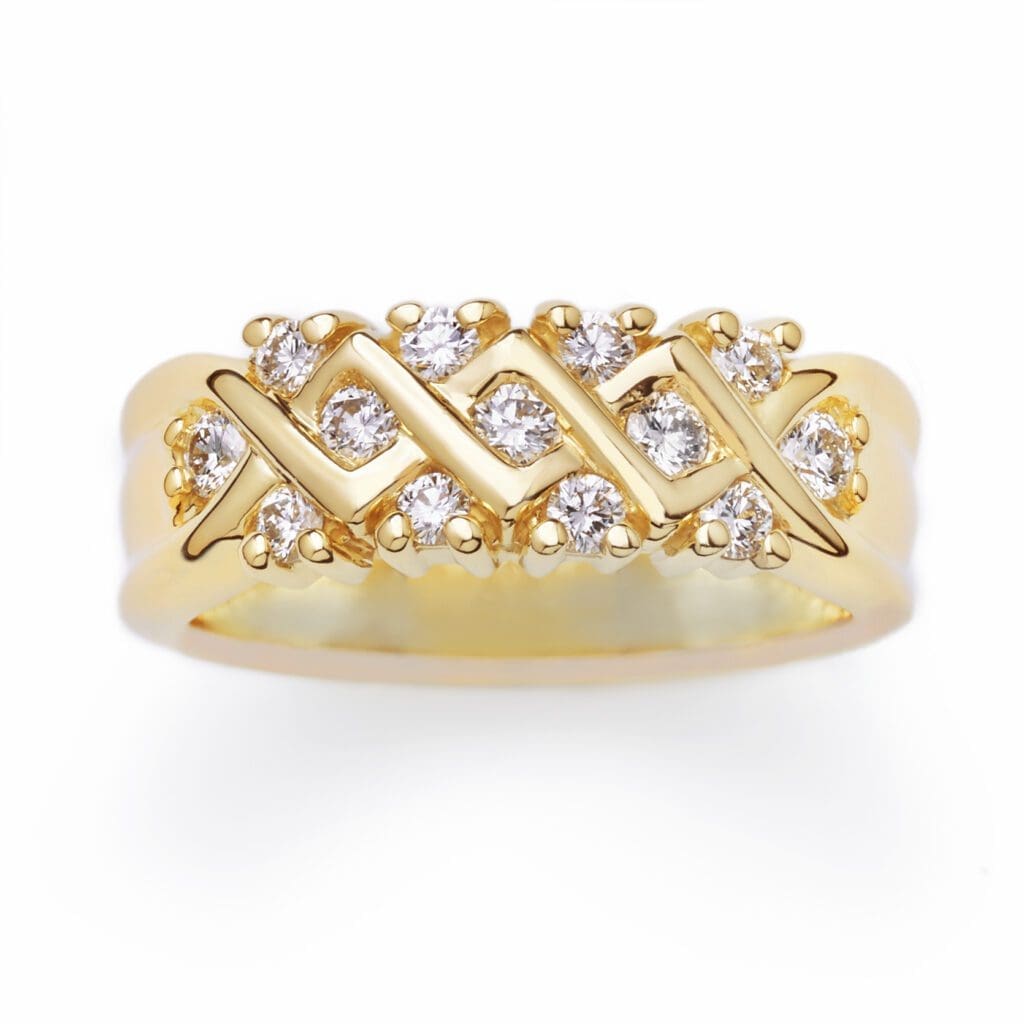 Diamond Krida Ring in 14k yellow gold Diamond Krida Ring in 14k yellow gold